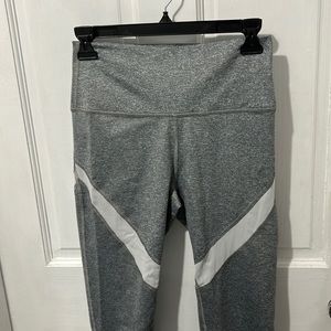 AERIE Chill Play Move Women’s Gray Space Dye Hi-Rise Full Length Leggings Sz Med